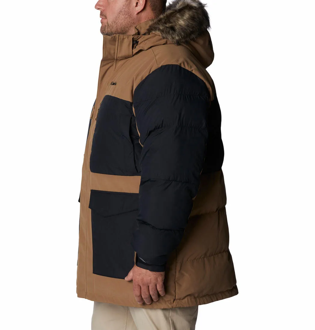 Columbia Men Mustard Omni-Heat Infinity Marquam Peak Fusion II Parka Parka Jacket