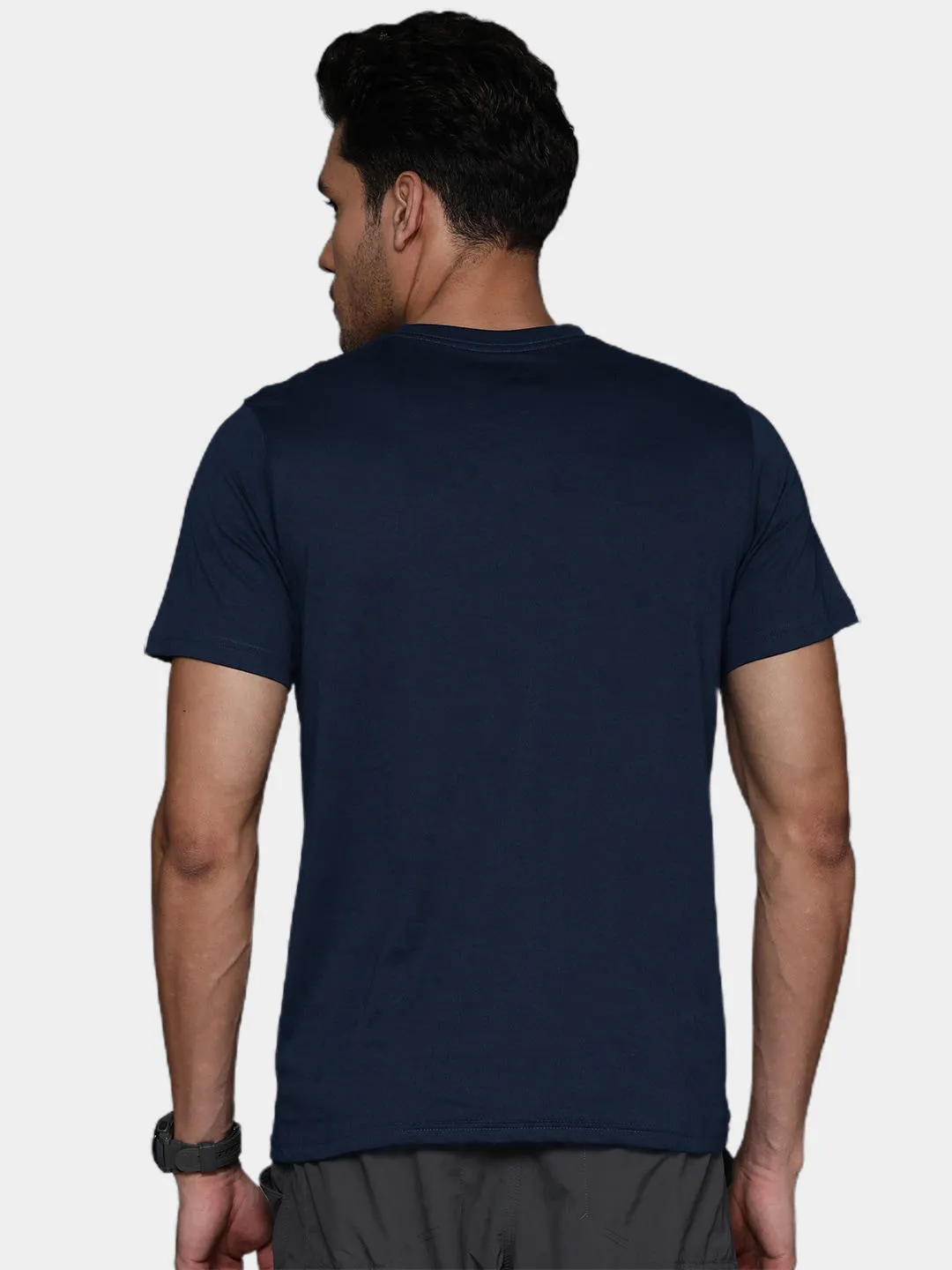 Columbia Men Navy Blue CSC Basic Logo Tshirt