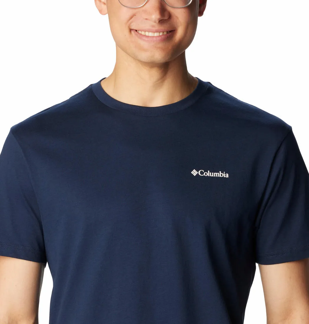 Columbia Men Navy Blue CSC Basic Logo Tshirt