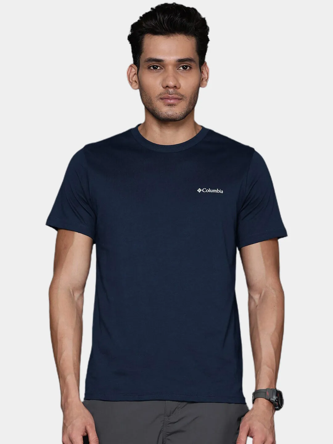 Columbia Men Navy Blue CSC Basic Logo Tshirt