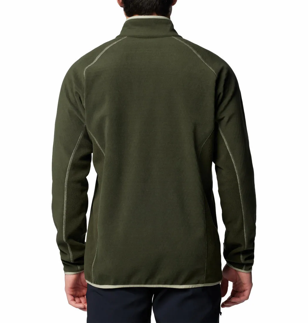 Columbia Men Olive Omni-Heat Helix Outdoor Tracks II Fleece Jacket