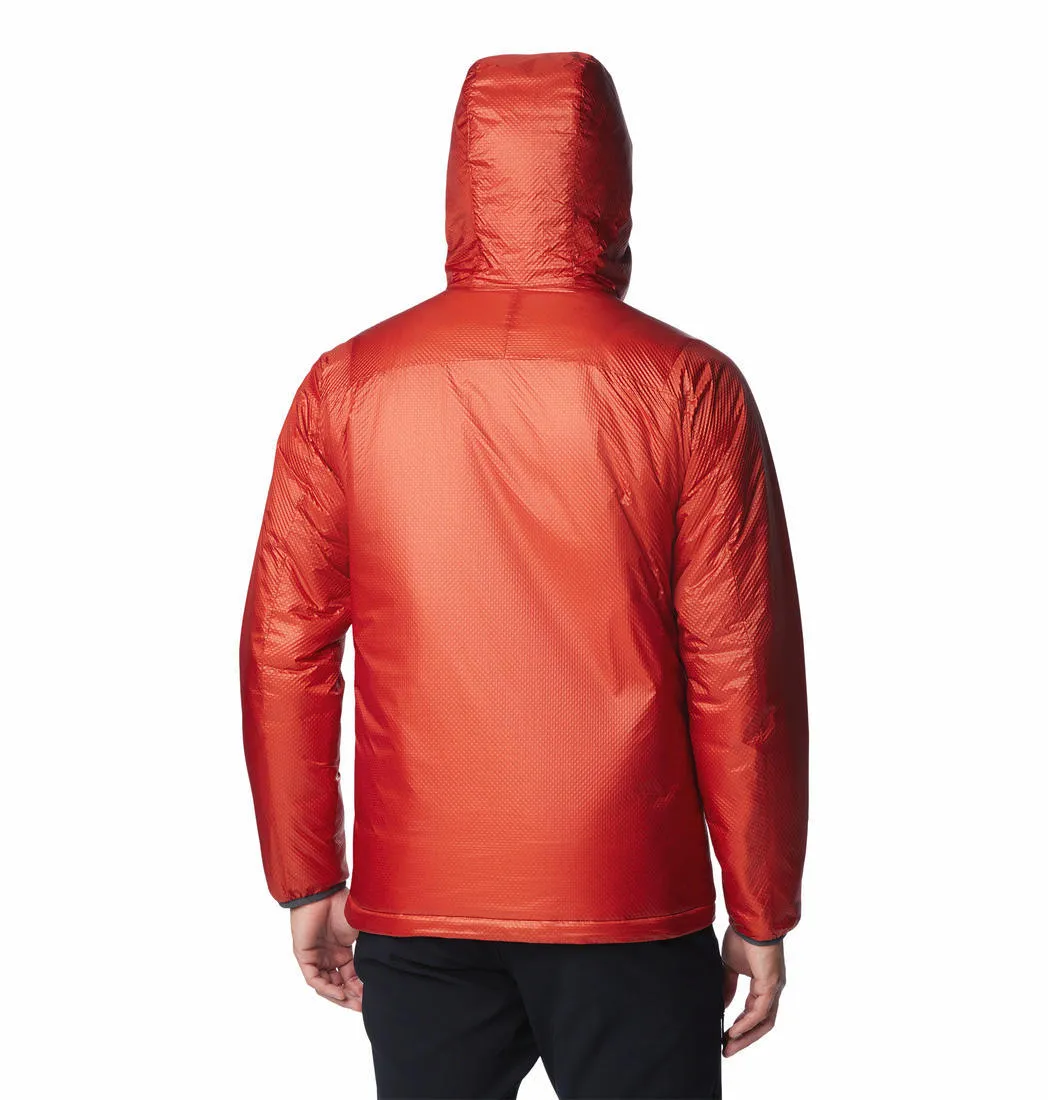 Columbia Men Orange Omni-Heat Infinity Arch Rock Double Wall Elite Hooded Jacket