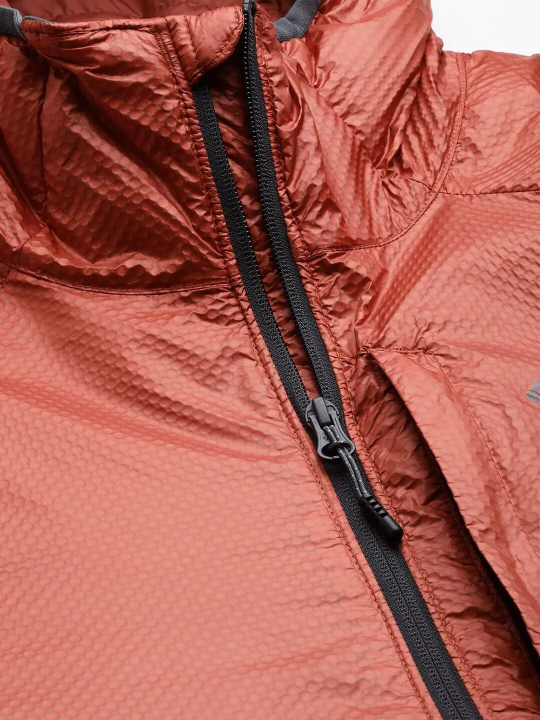 Columbia Men Orange Omni-Heat Infinity Arch Rock Double Wall Elite Hooded Jacket