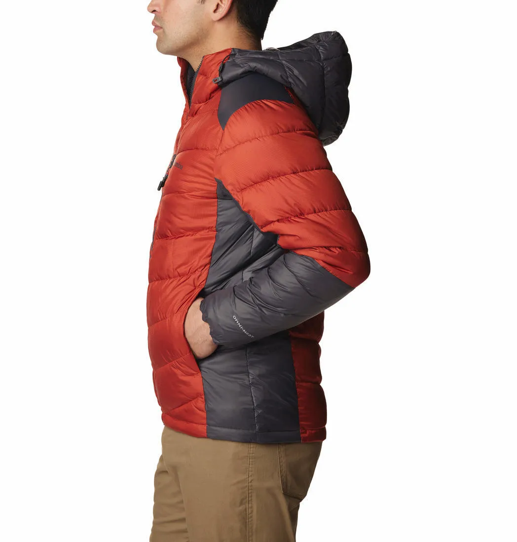 Columbia Men Orange Omni-Heat Infinity Labyrinth Loop Hooded Jacket