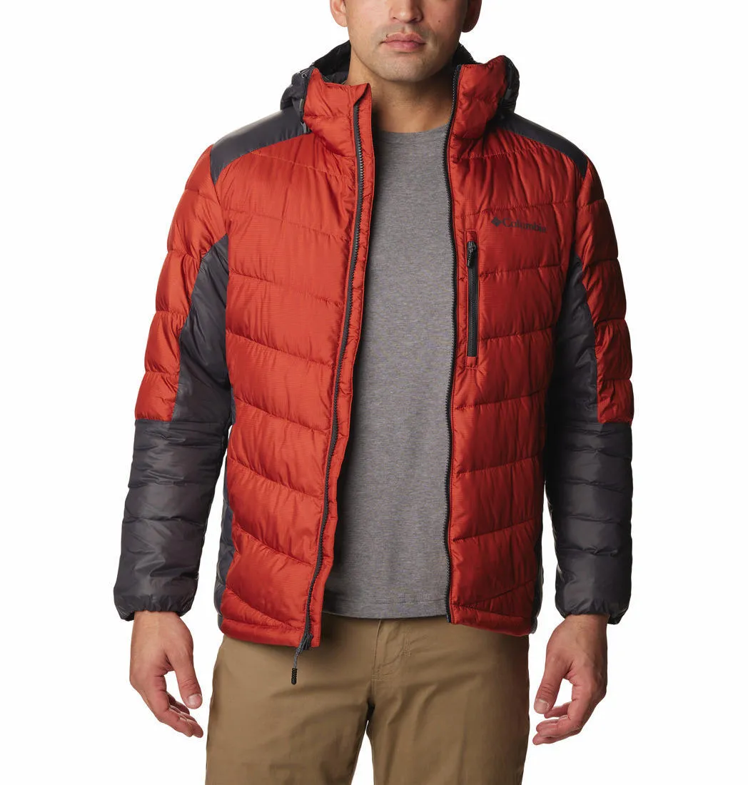Columbia Men Orange Omni-Heat Infinity Labyrinth Loop Hooded Jacket