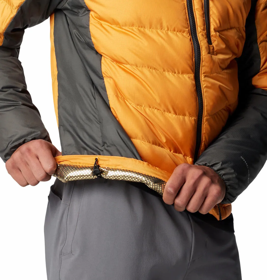 Columbia Men Orange Omni-Heat Infinity Labyrinth Loop II Hooded Jacket