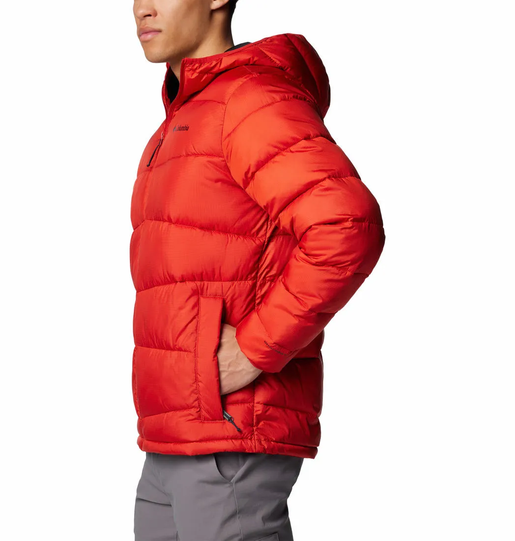Columbia Men Red Omni-Heat Reflective Fivemile Butte II Hooded Jacket