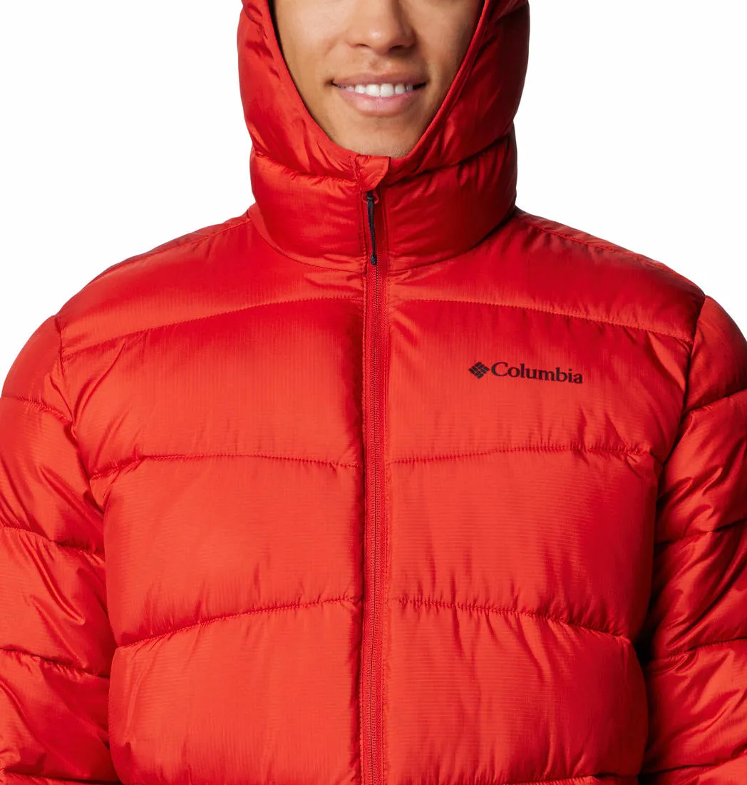 Columbia Men Red Omni-Heat Reflective Fivemile Butte II Hooded Jacket