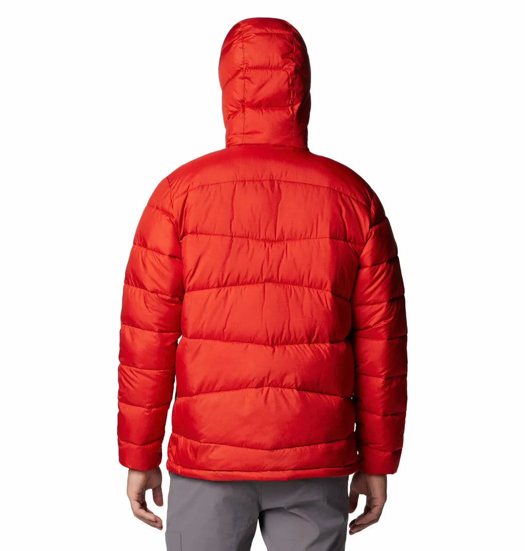 Columbia Men Red Omni-Heat Reflective Fivemile Butte II Hooded Jacket