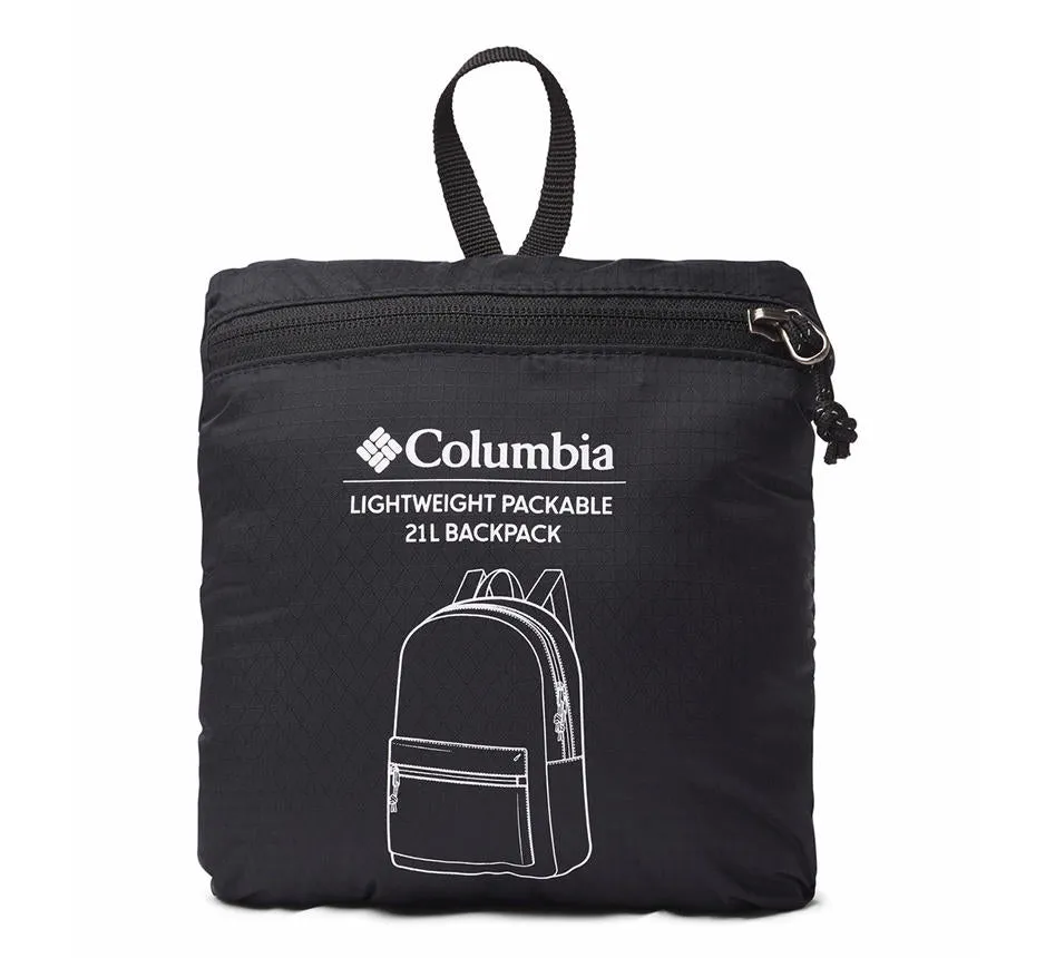 Columbia Unisex Black Lightweight Packable 21L Backpack