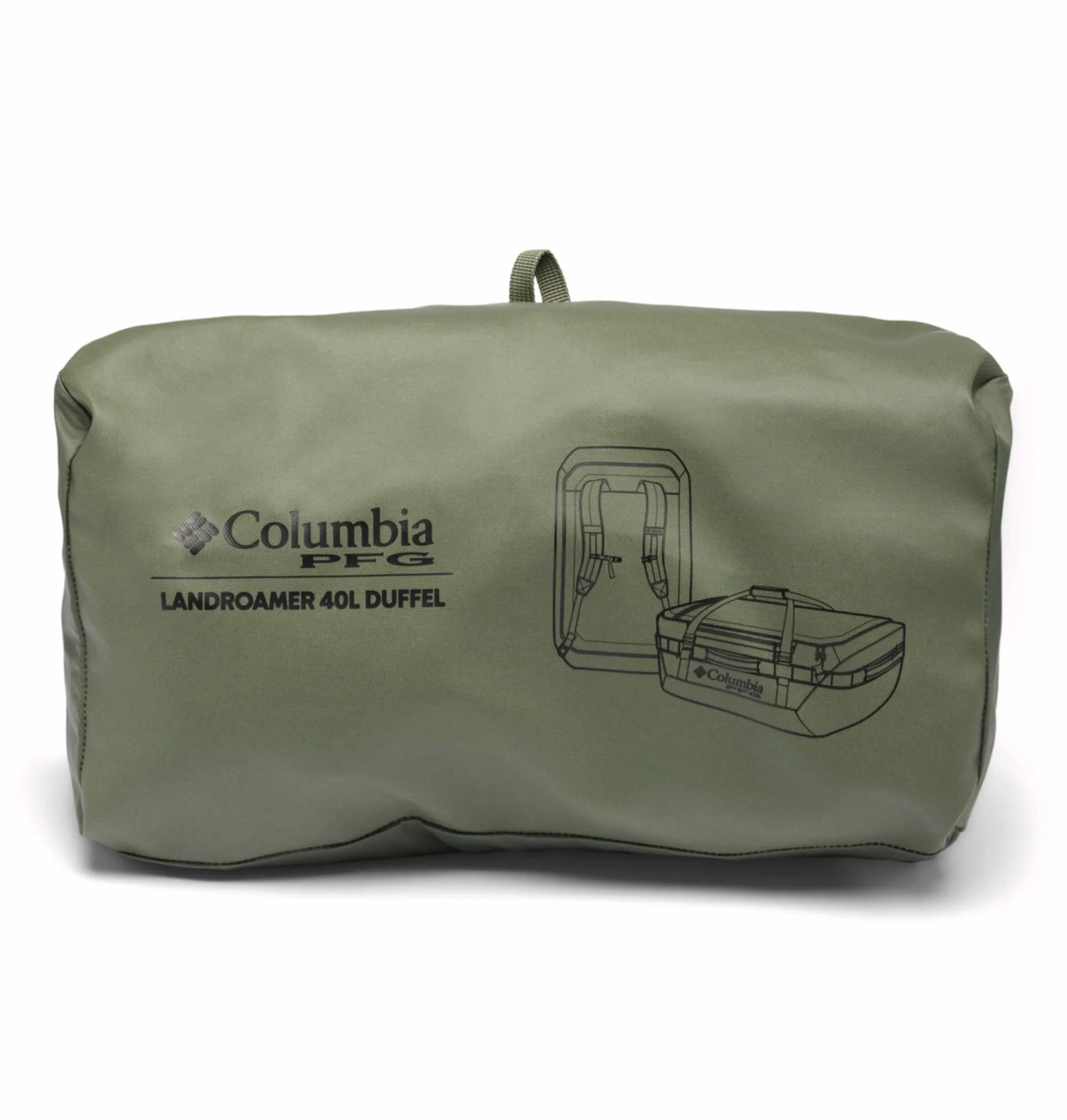 Columbia Unisex Green Landroamer Duffel Bag