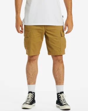 Combat Cargo 21" Shorts - Light Khaki Billabong