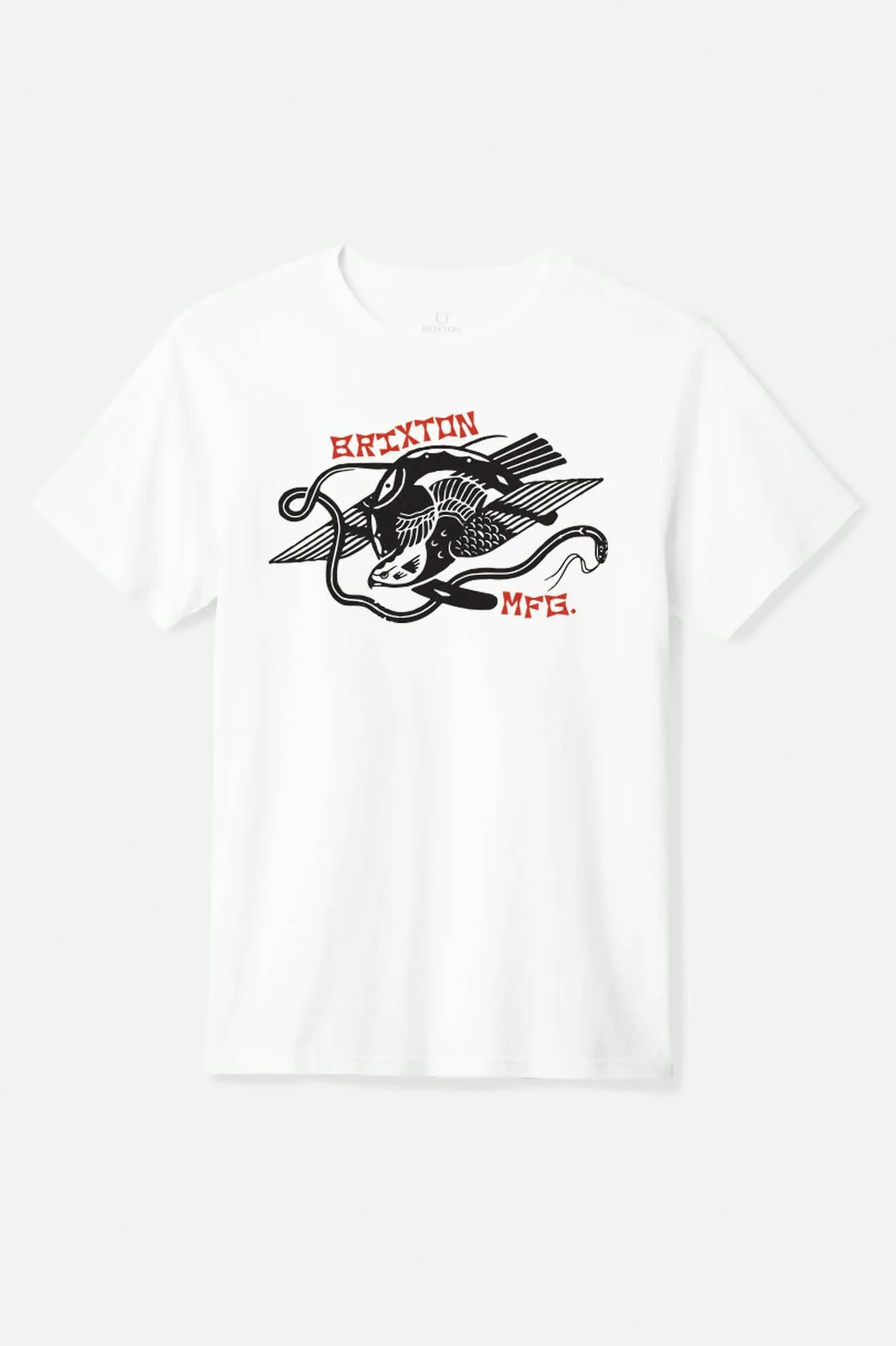 Combat S/S Standard T-Shirt - White Brixton