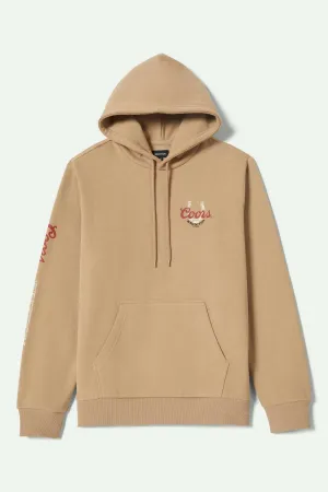 Coors Luck Hoodie - Sand Brixton