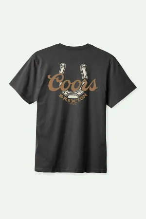 Coors Luck S/S Standard T-Shirt - Black Brixton