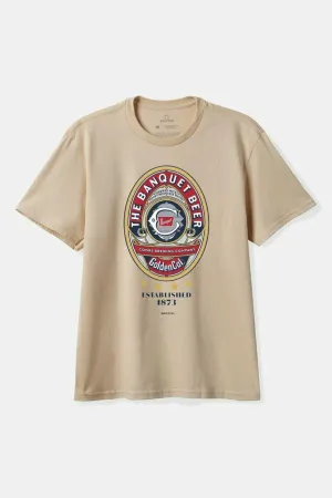 Coors Start Your Legacy Banquet S/S Standard T-Shirt - Cream Brixton