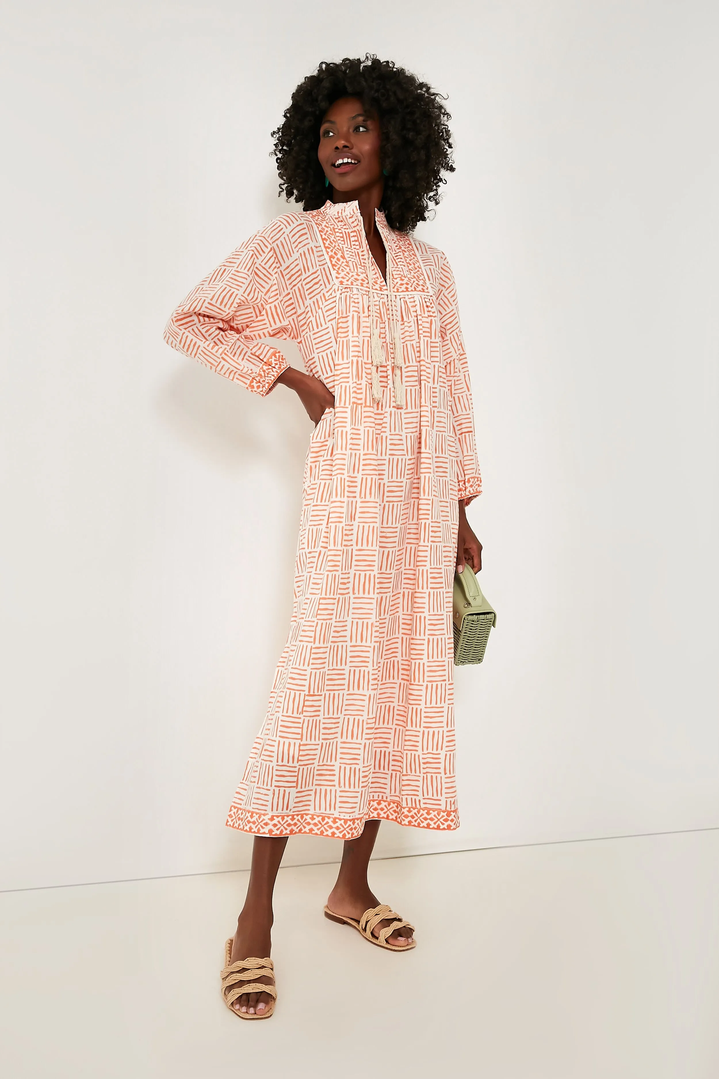 Coral Endless Summer Kaftan