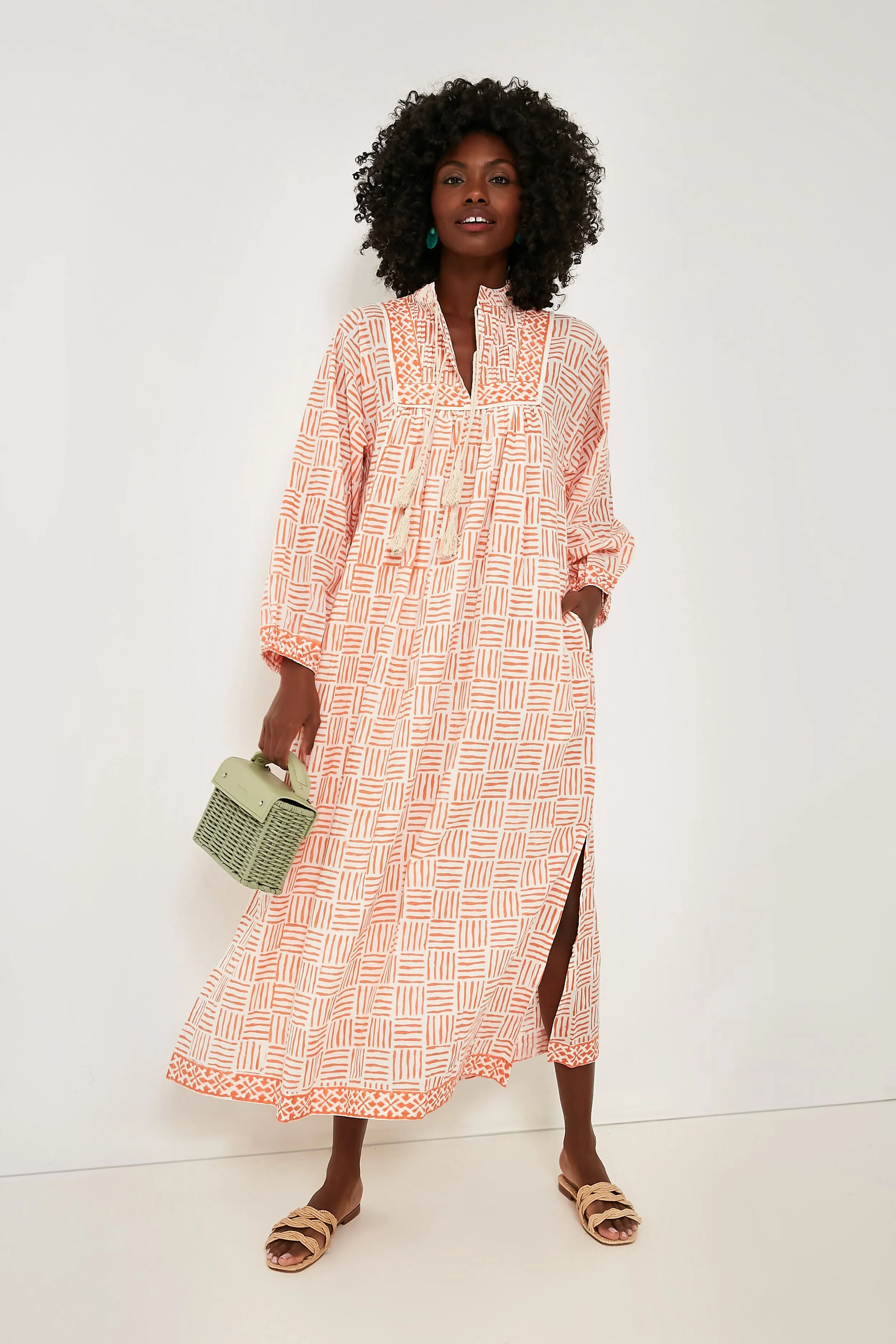 Coral Endless Summer Kaftan