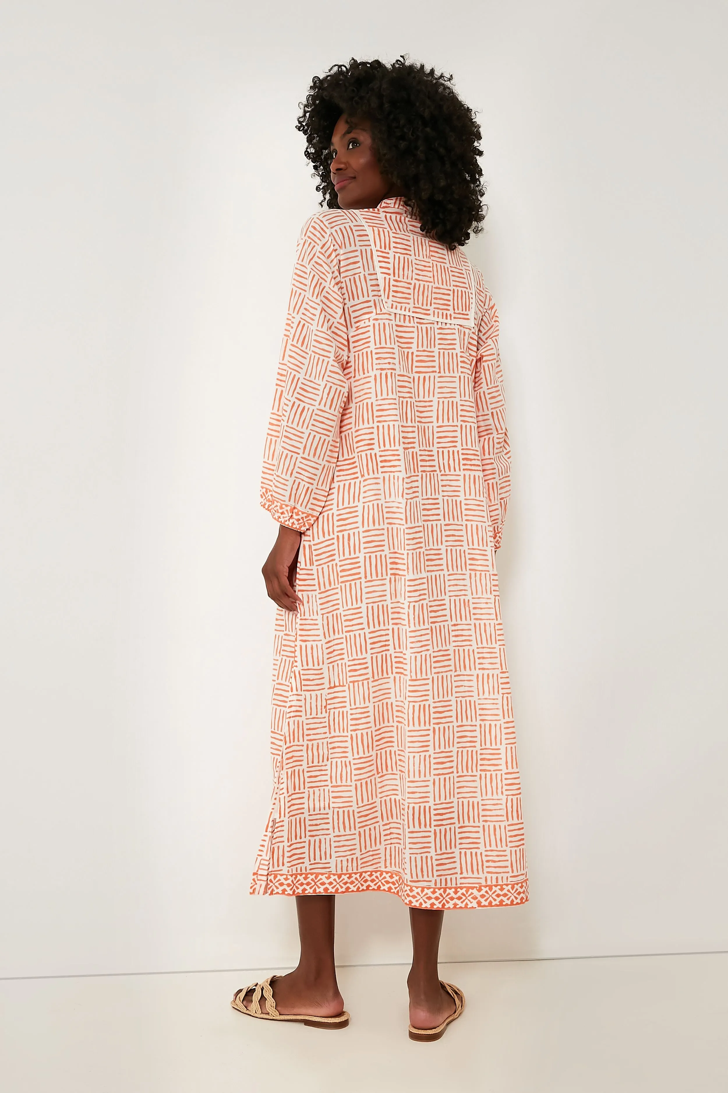 Coral Endless Summer Kaftan