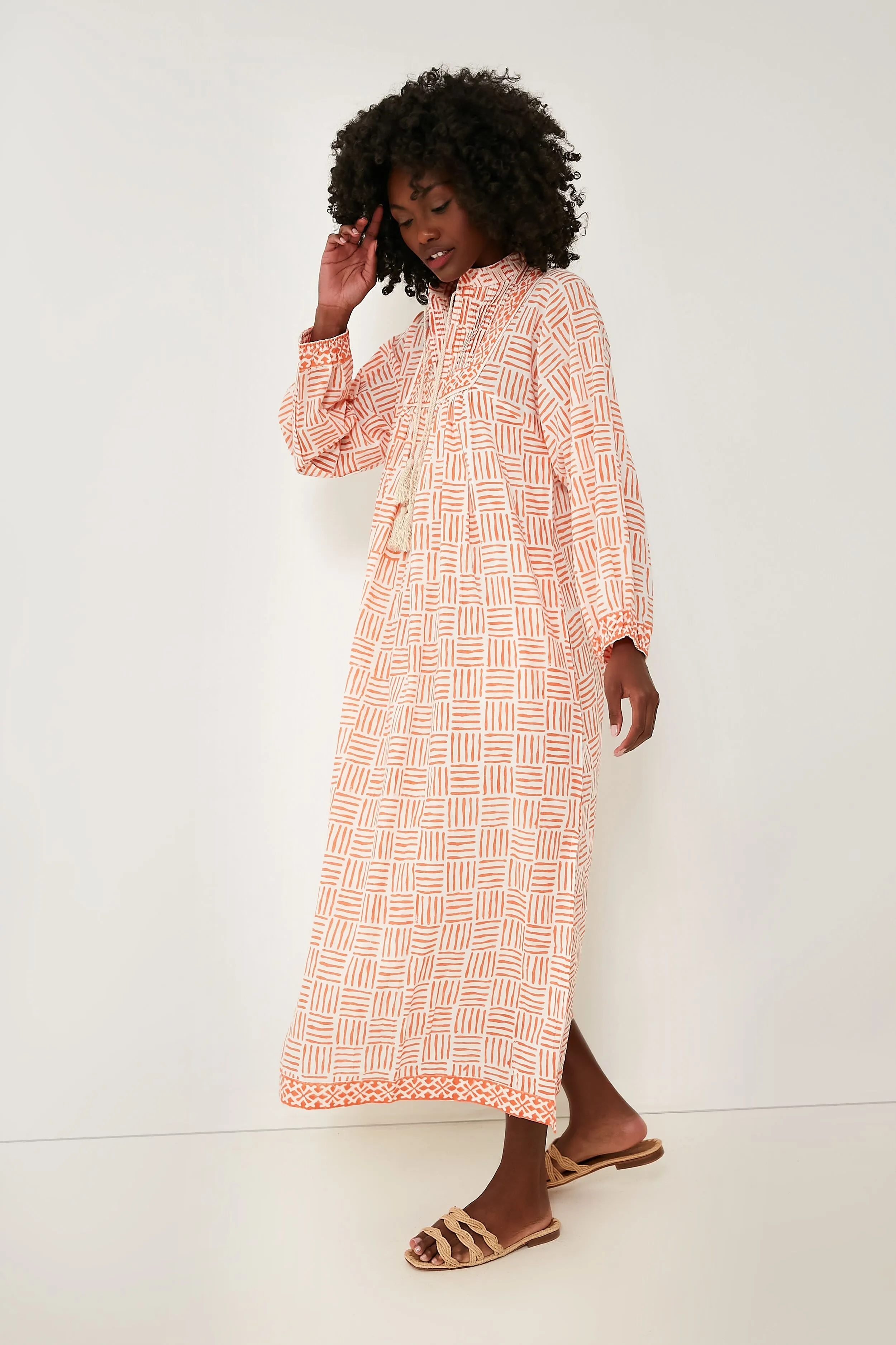 Coral Endless Summer Kaftan