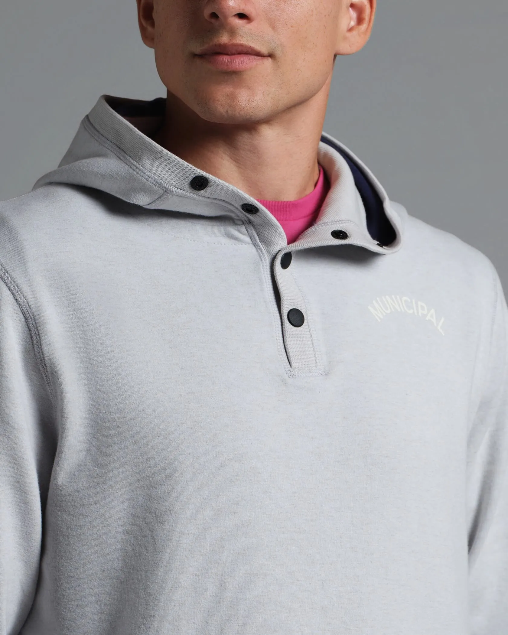 Cordless Snap Hoodie Municipal