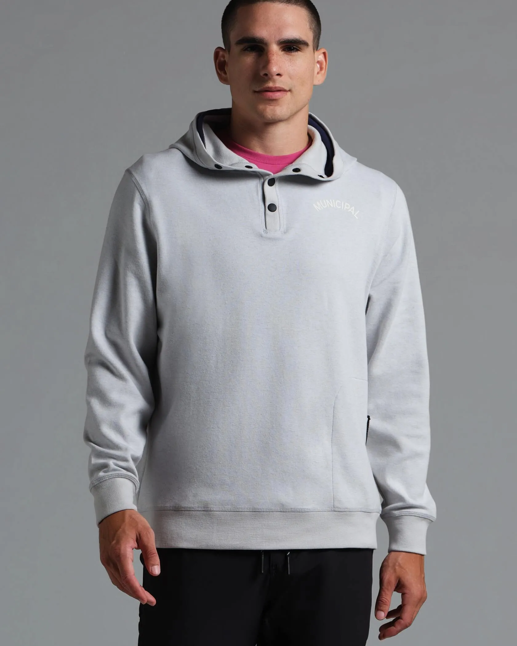 Cordless Snap Hoodie Municipal