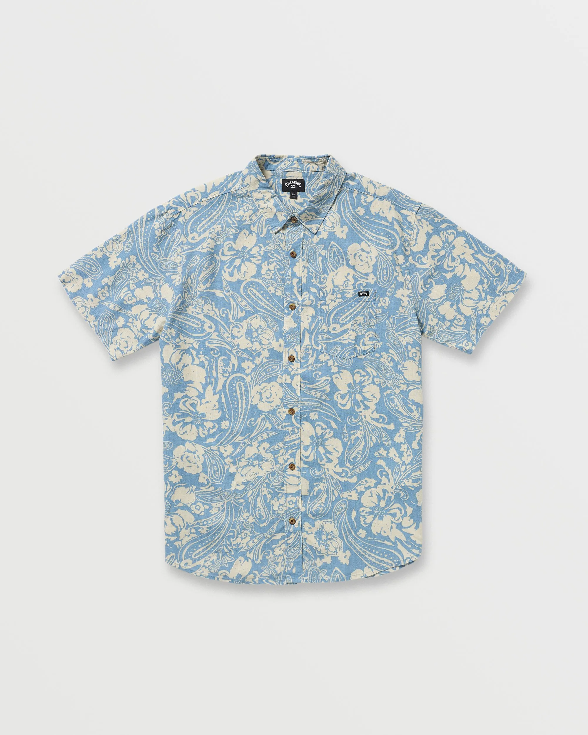 Cordoba Short Sleeve Shirt - Carolina Blue Billabong