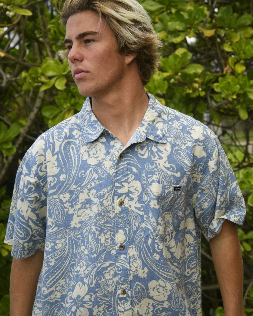 Cordoba Short Sleeve Shirt - Carolina Blue Billabong