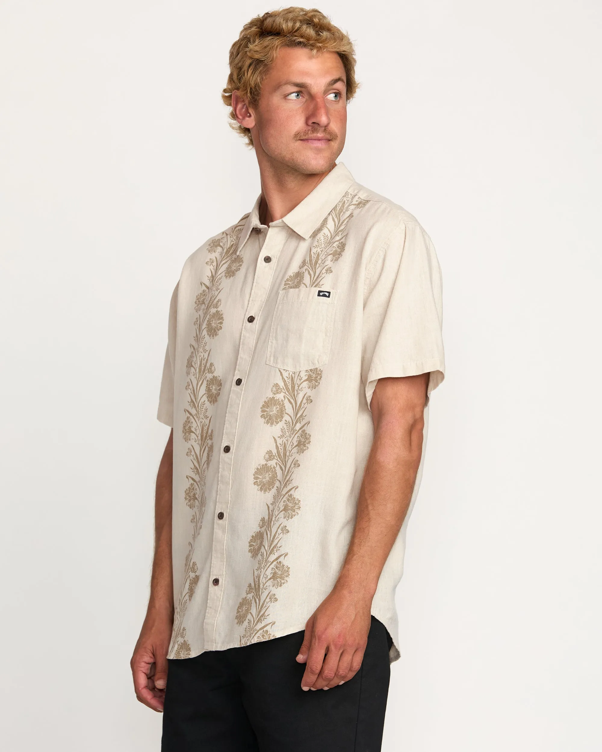 Cordoba Short Sleeve Shirt - Stone Billabong