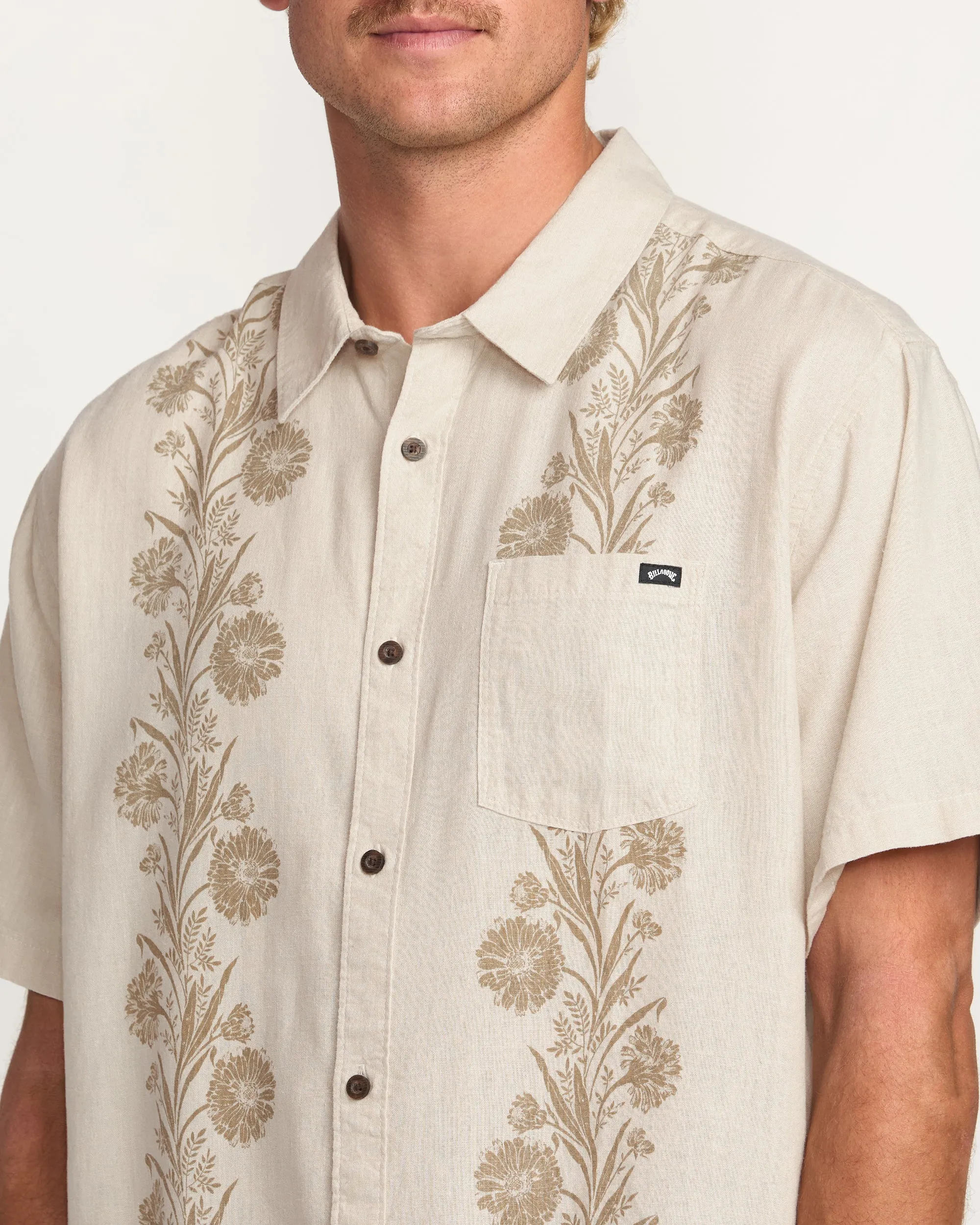 Cordoba Short Sleeve Shirt - Stone Billabong