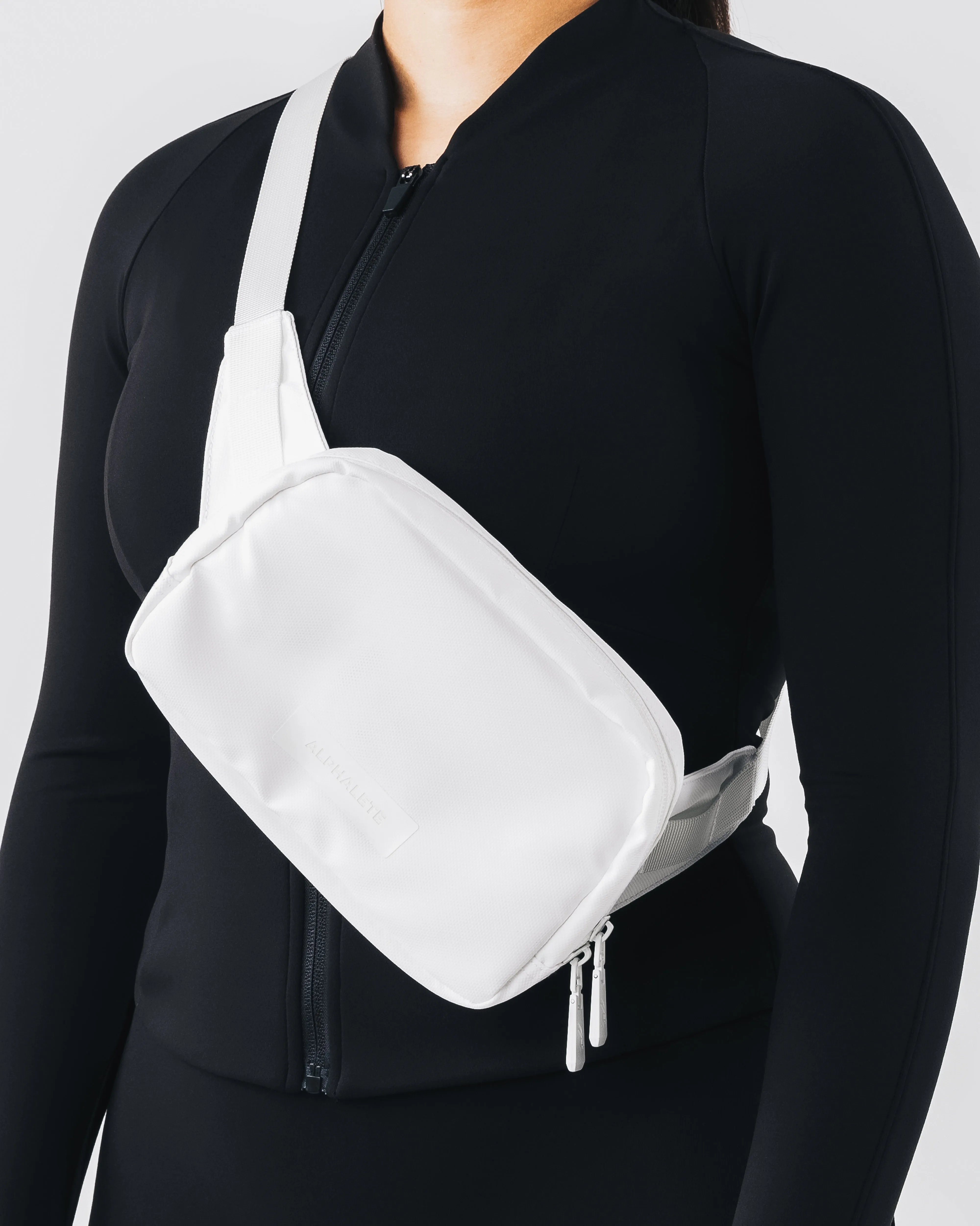 Core Crossbody - White Alphalete Athletics