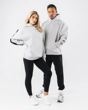 Core Stripe Hoodie - Heather Grey Alphalete Athletics