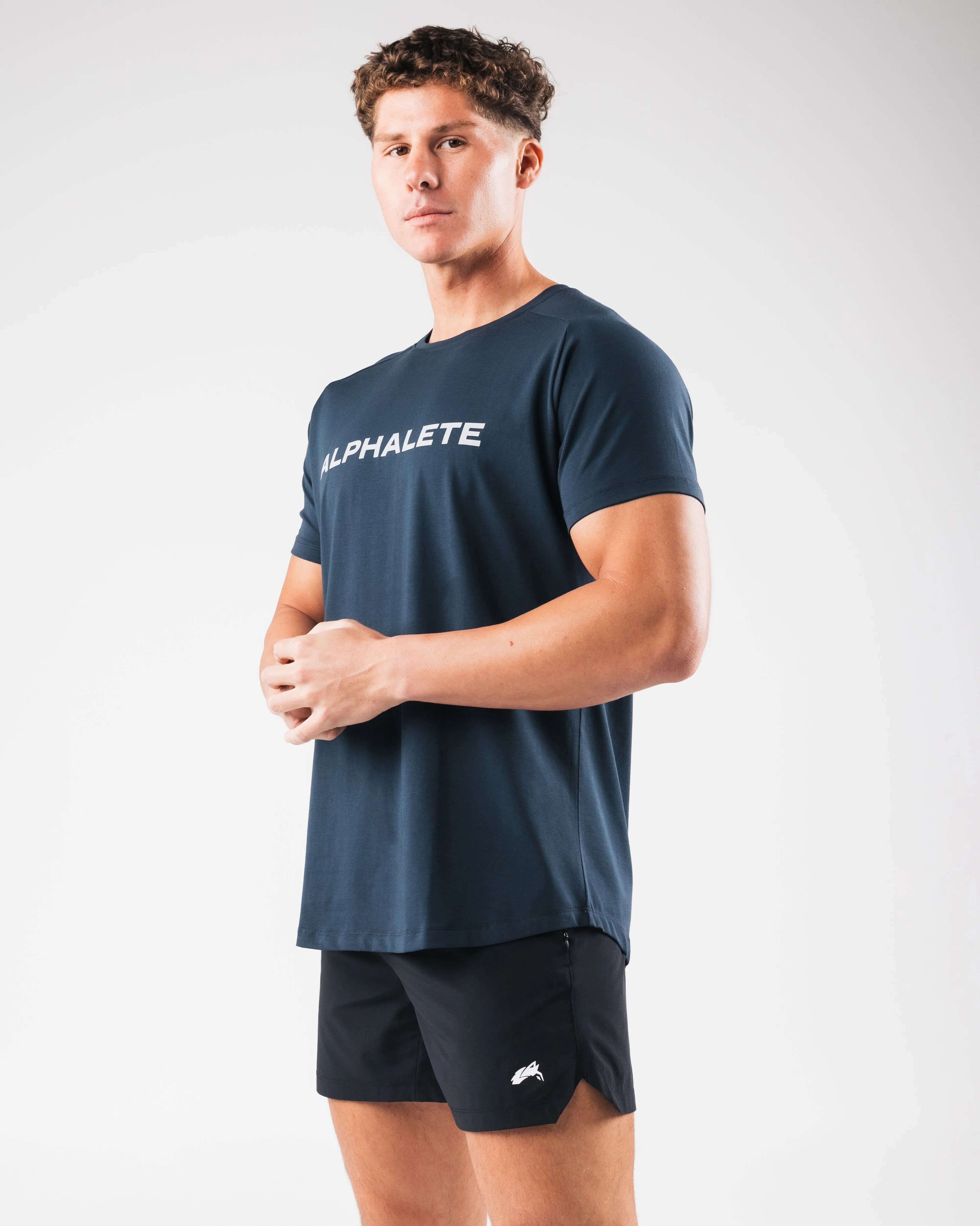 Core Tee - Deep Navy Alphalete Athletics