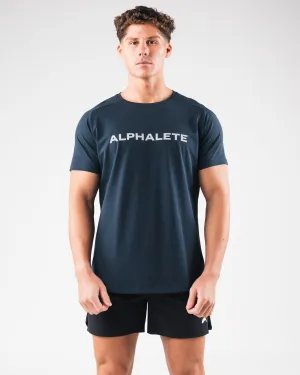 Core Tee - Deep Navy Alphalete Athletics