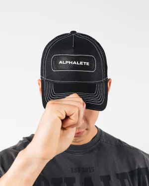 Core Trucker Hat - Black Alphalete Athletics