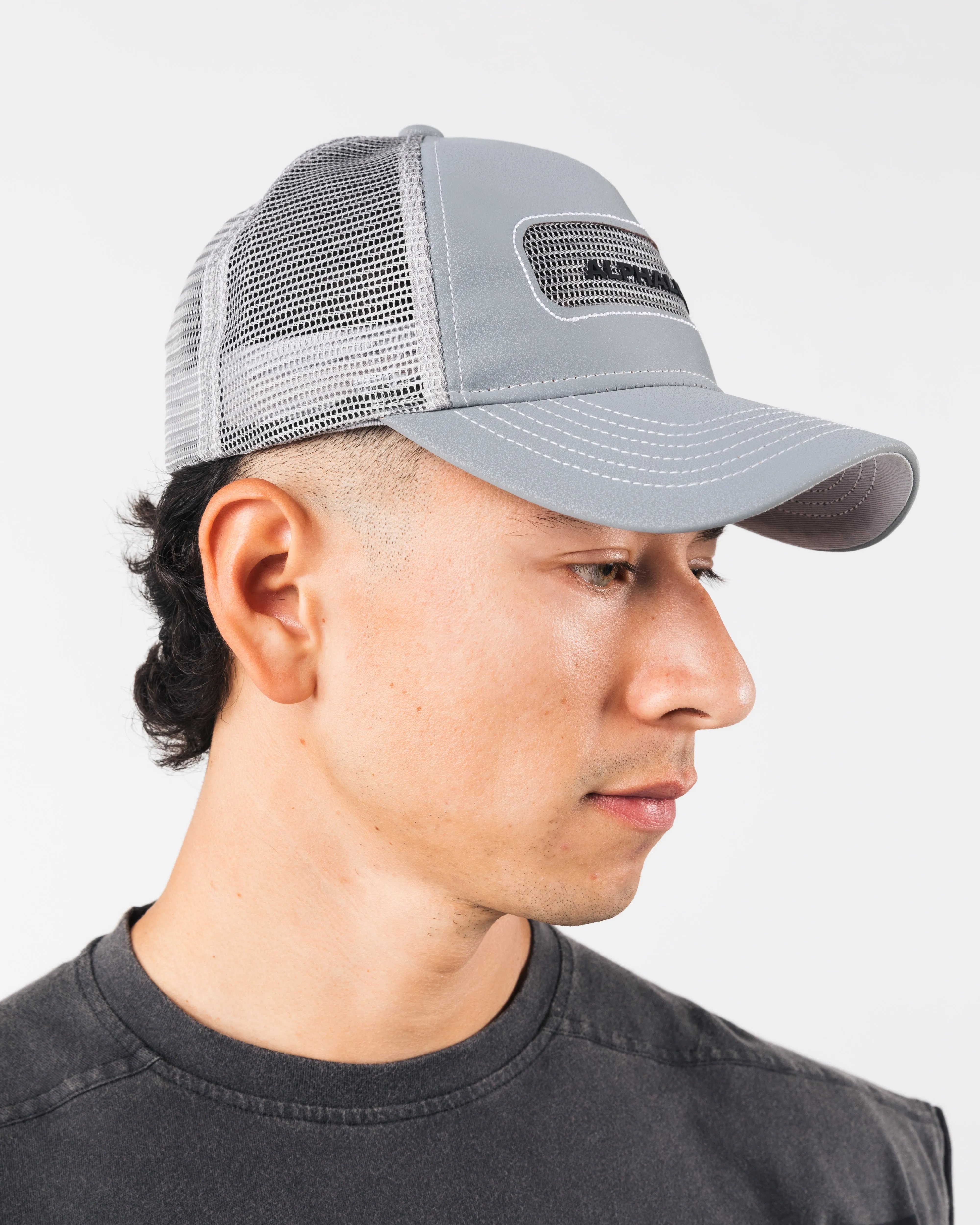 Core Trucker Hat - Chrome Alphalete Athletics