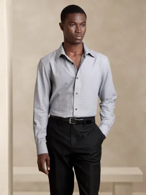 Cotton-Cashmere Dress Shirt Banana Republic