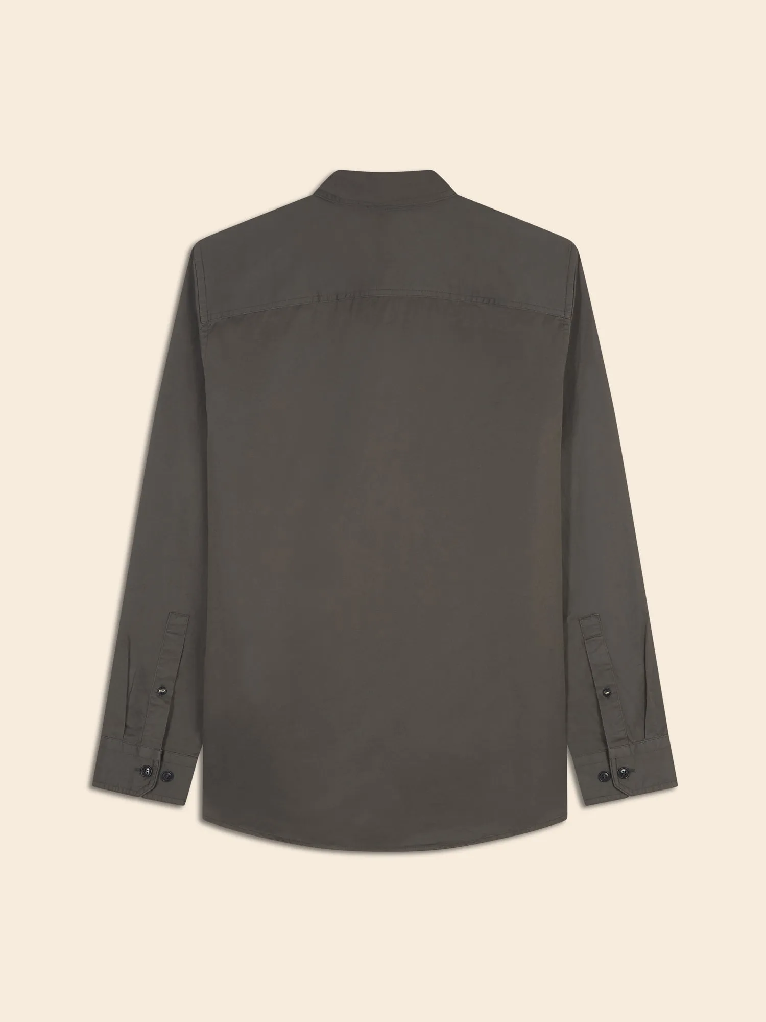 Cotton-Linen Utility Shirt Banana Republic