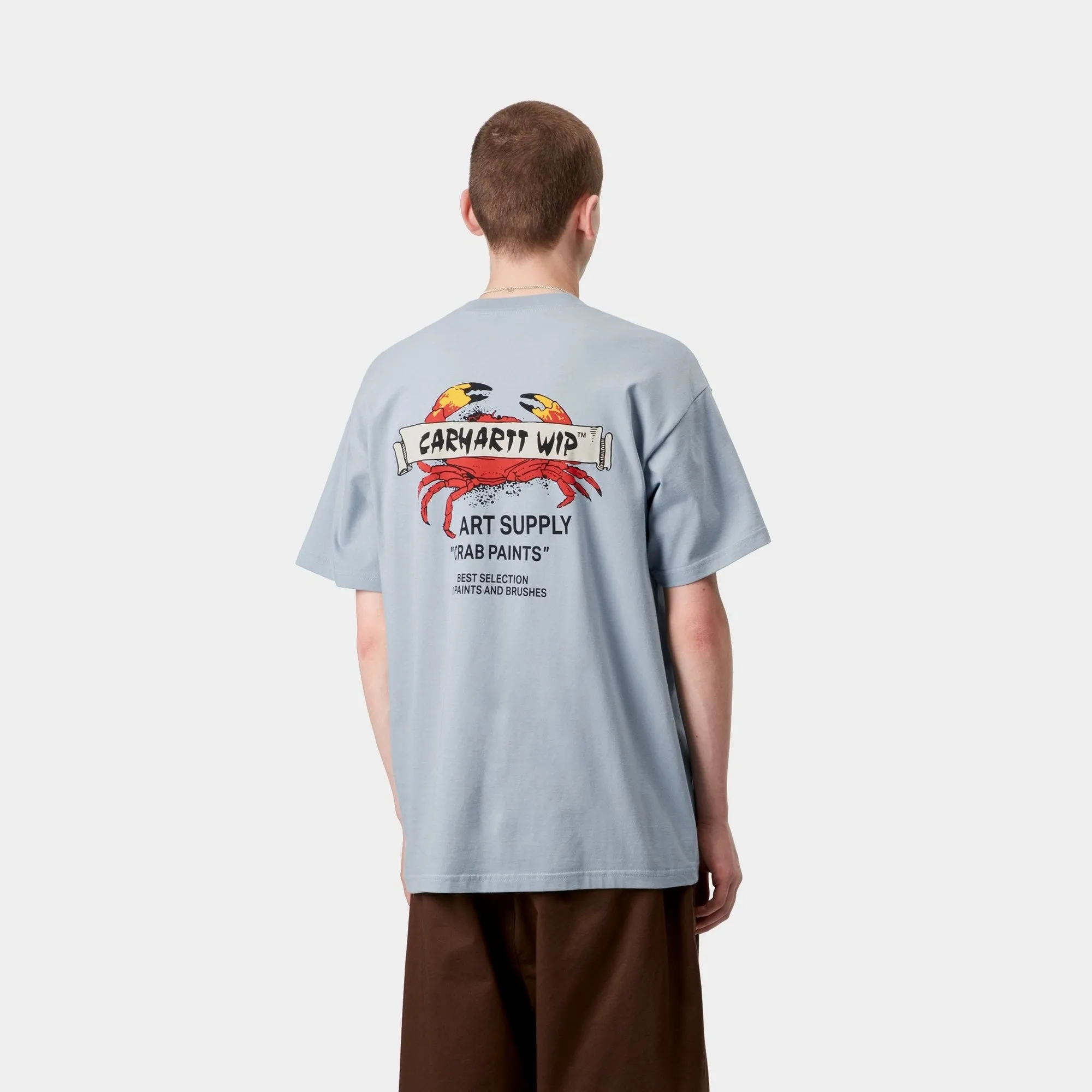 Crab Paint T-Shirt | Frosted Blue Carhartt WIP