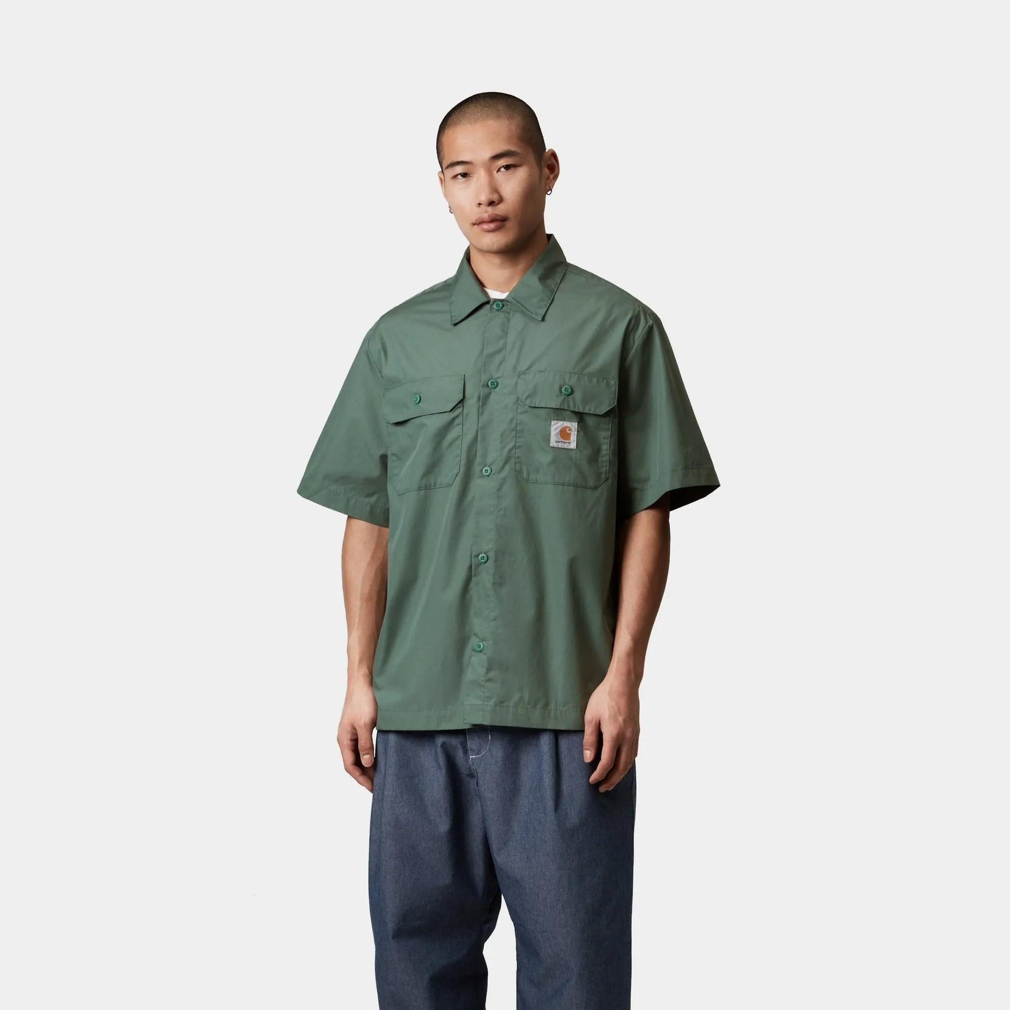 Craft Short Sleeve Shirt | Silver Pine Carhartt WIP
