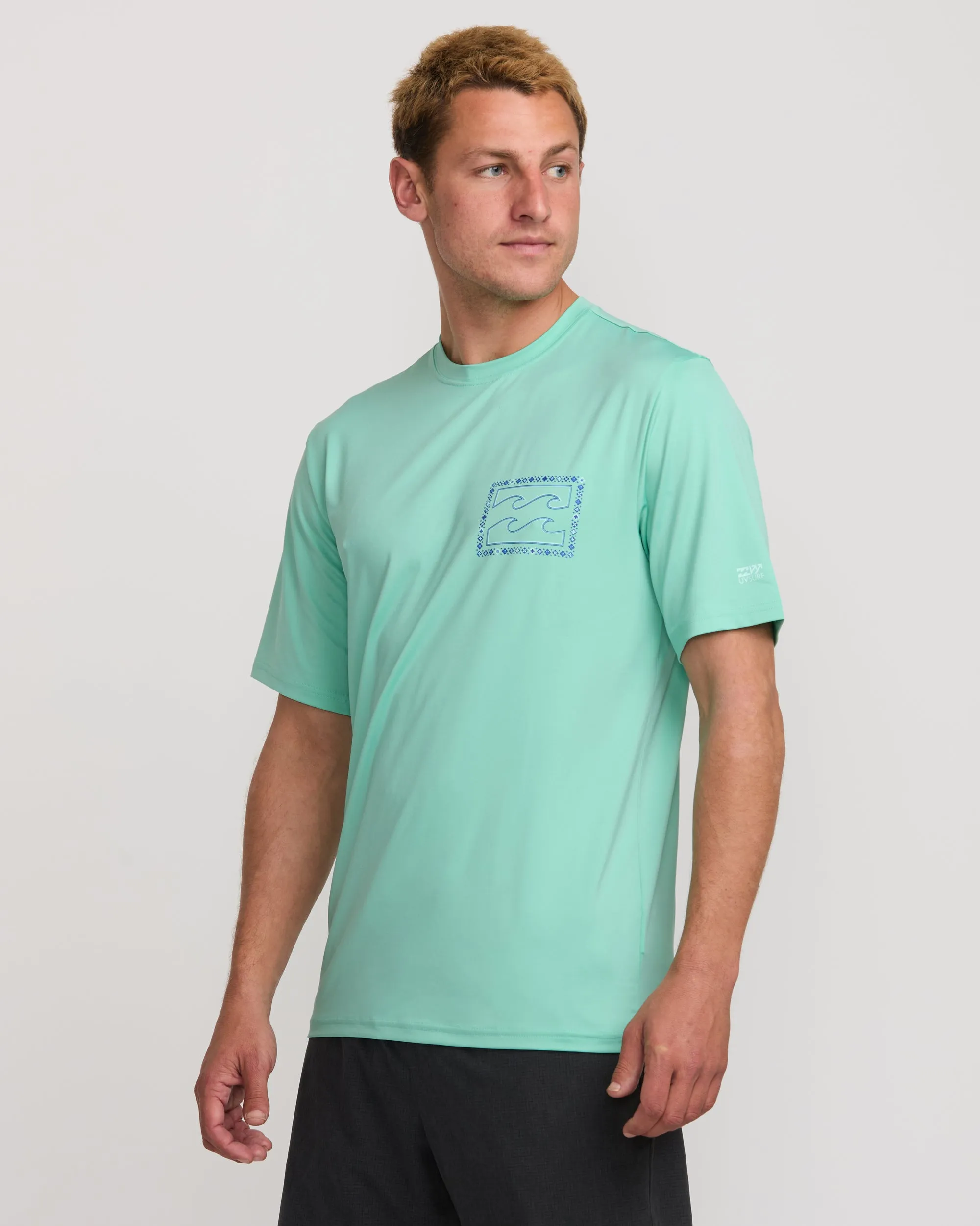 Crayon Wave Loose Fit Short Sleeve Surf Tee - Bermuda Billabong