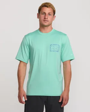 Crayon Wave Loose Fit Short Sleeve Surf Tee - Bermuda Billabong