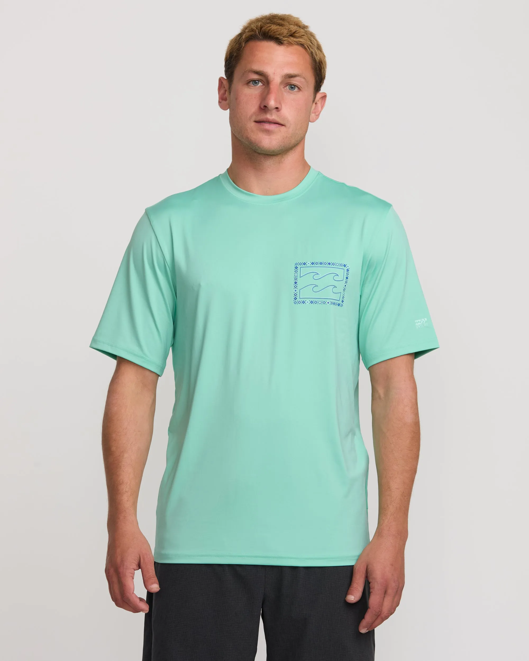 Crayon Wave Loose Fit Short Sleeve Surf Tee - Bermuda Billabong