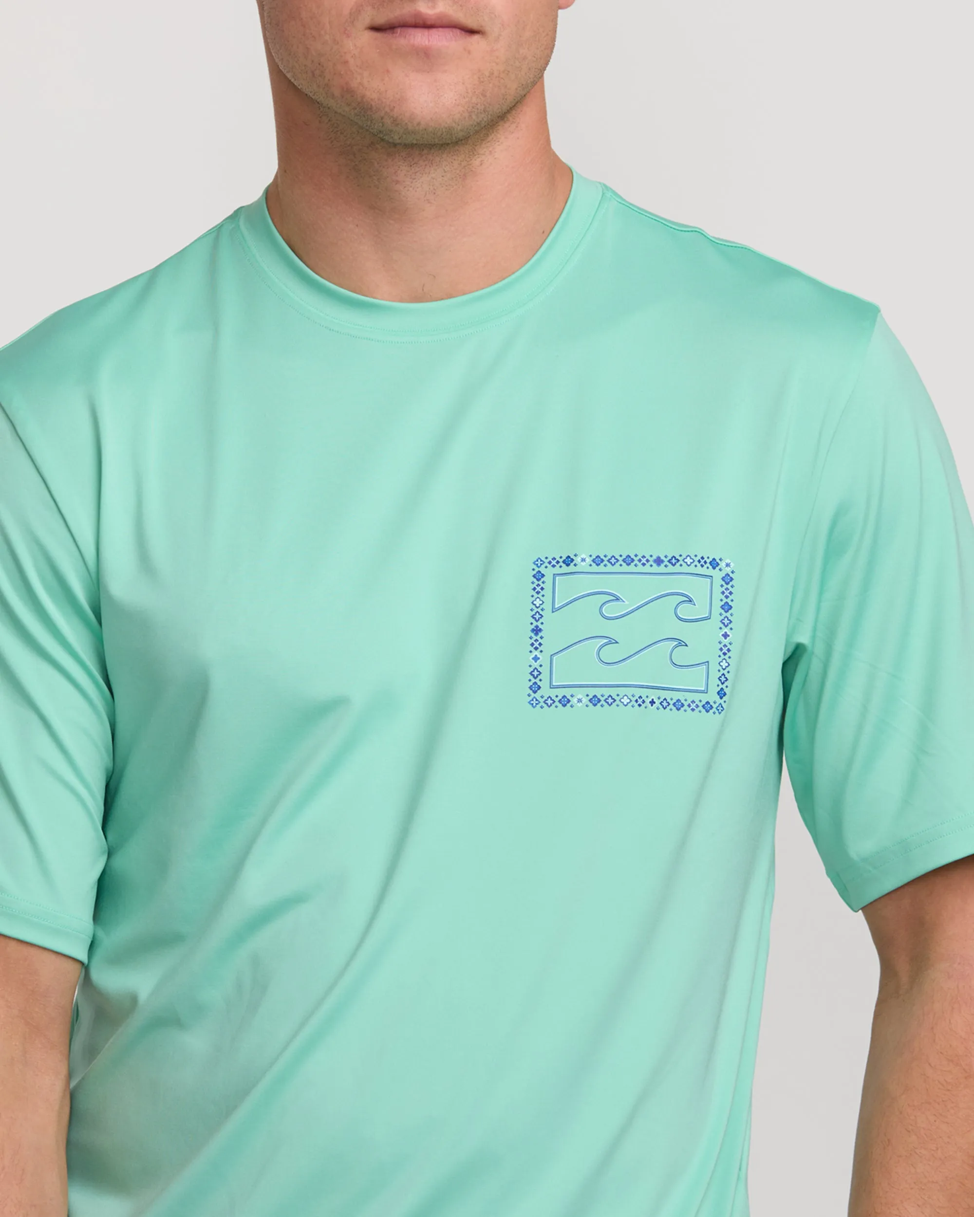 Crayon Wave Loose Fit Short Sleeve Surf Tee - Bermuda Billabong