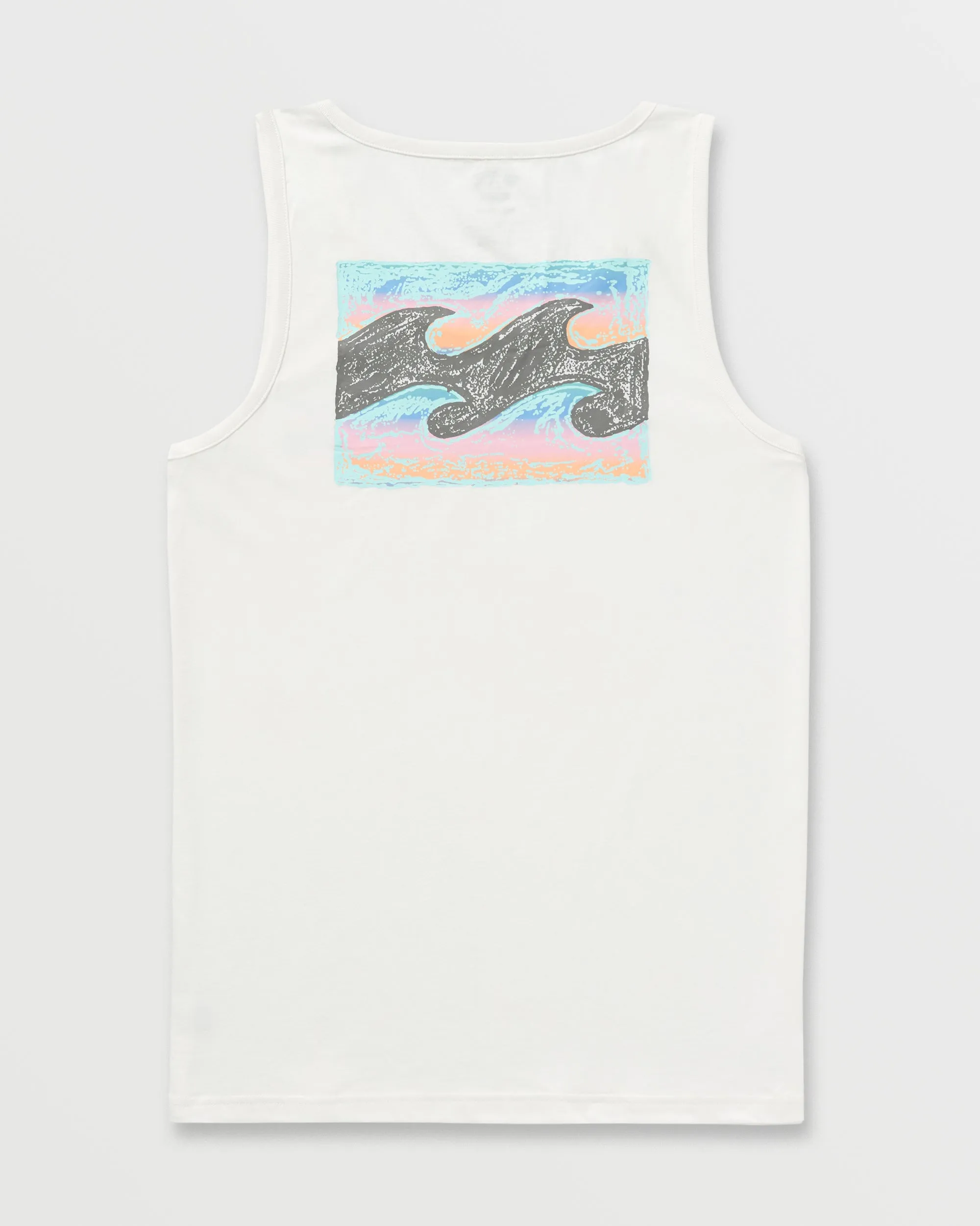 Crayon Wave Premium Tank - Off White Billabong