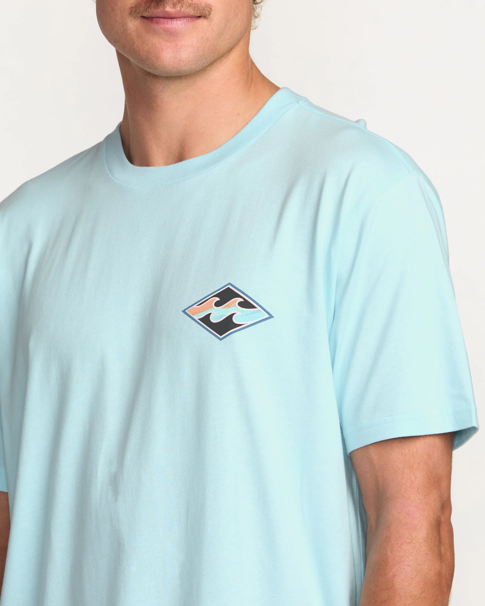 Crayon Wave Premium Tee - Coastal Blue Billabong