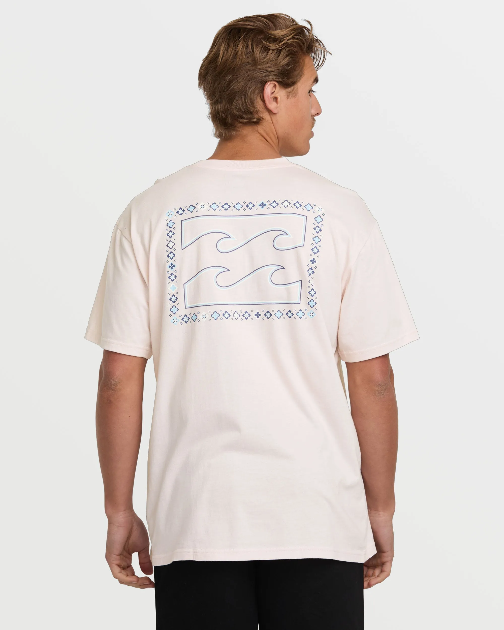 Crayon Wave Premium Tee - Light Pink Billabong