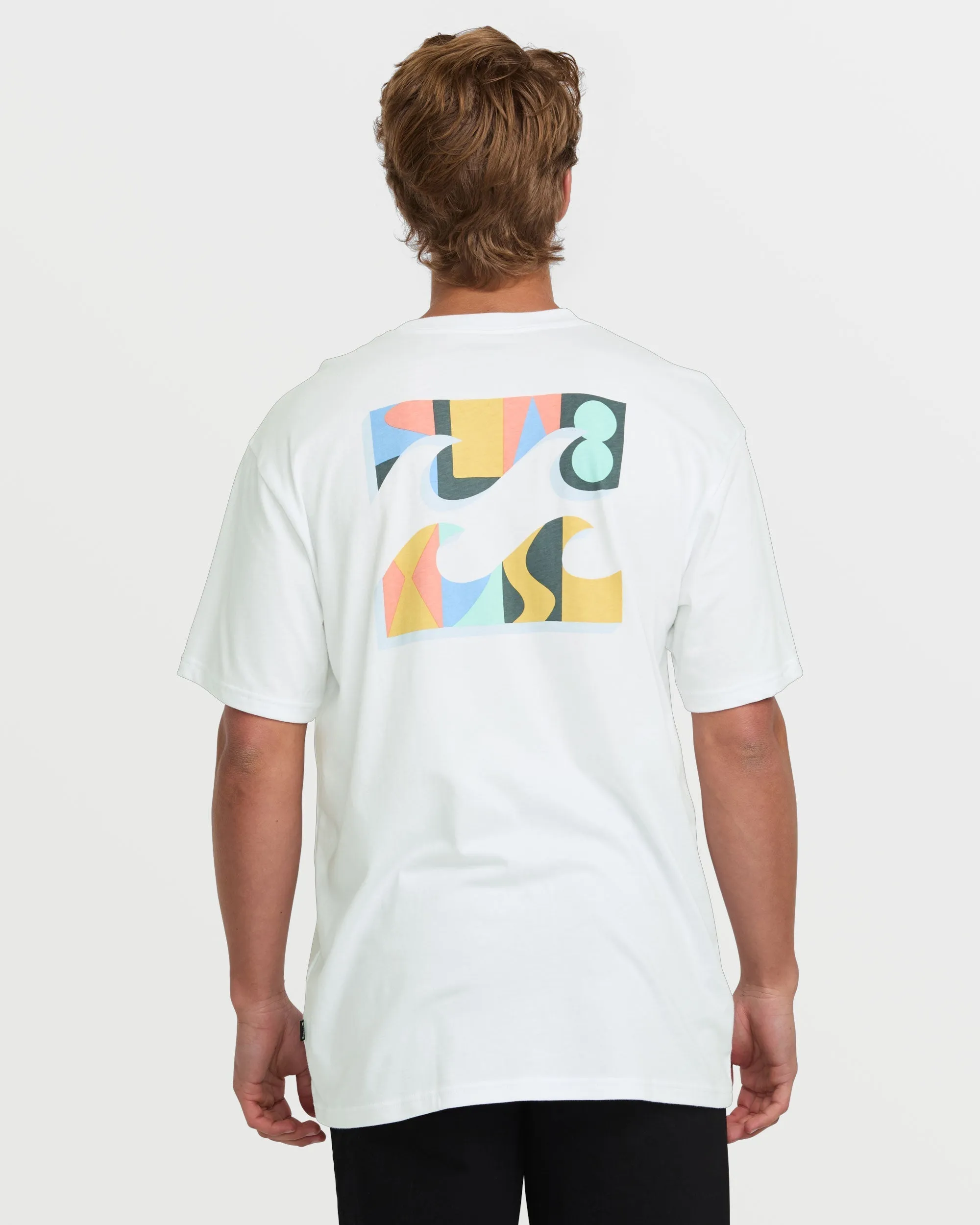 Crayon Wave Premium Tee - White Billabong
