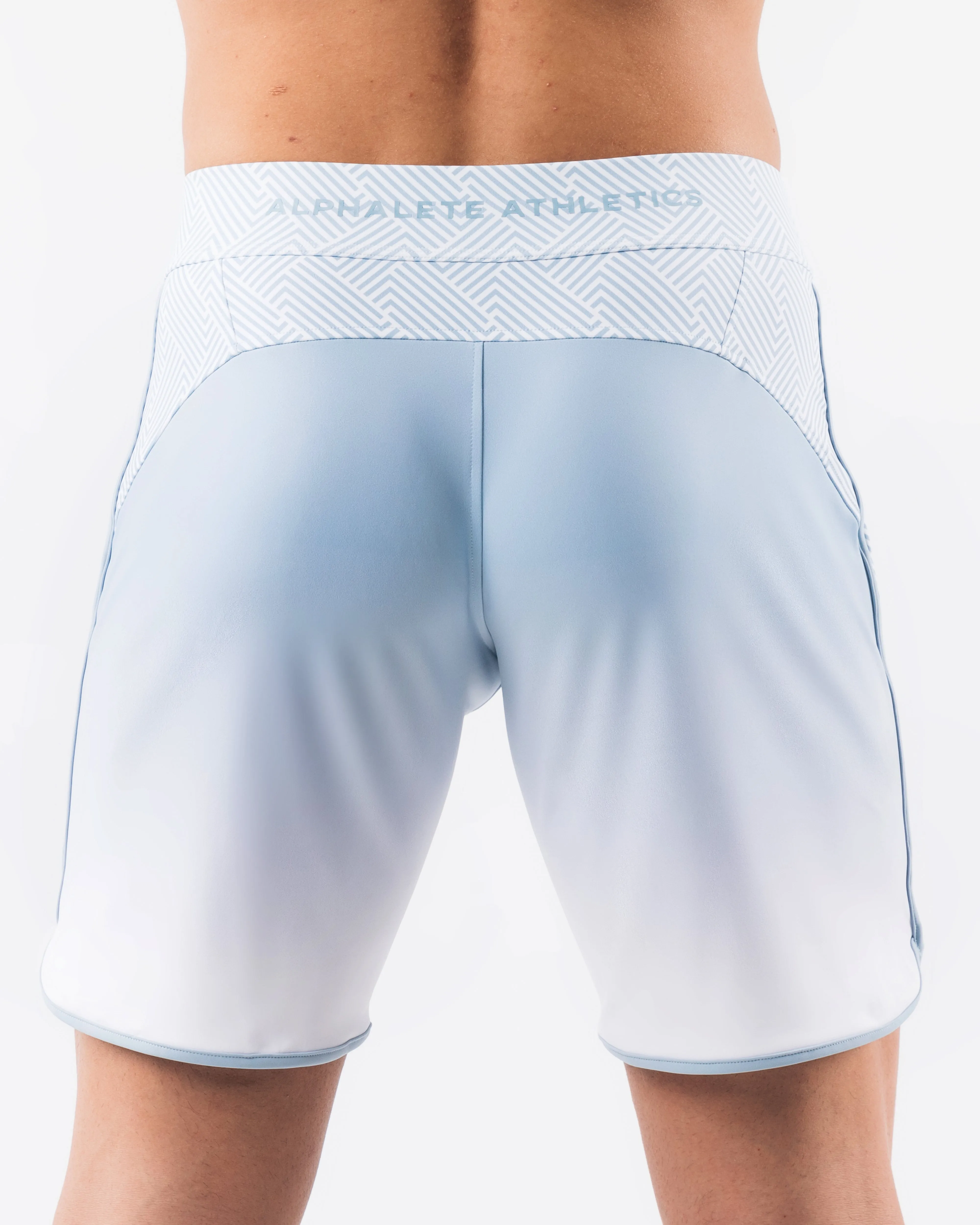 Crescent Boardshort - Sky White Alphalete Athletics