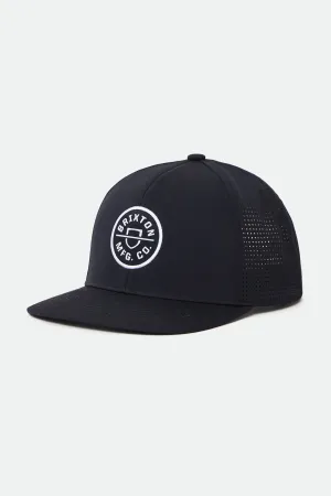 Crest Netplus Utility Snapback - Black Brixton